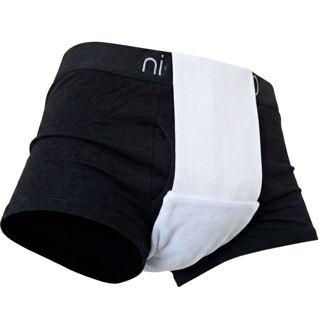 An underwear with an icepack chill nuts to increase male fertility